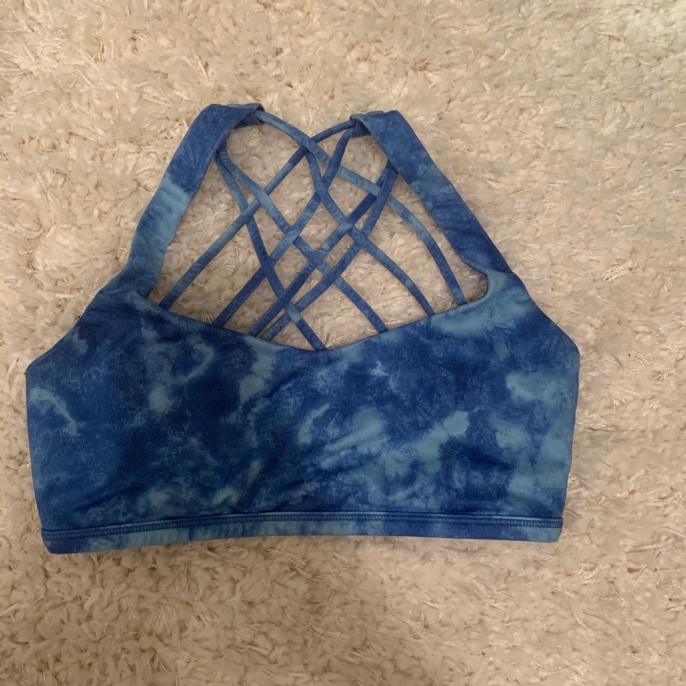 Free to Be Wild Lululemon TieDye Bra